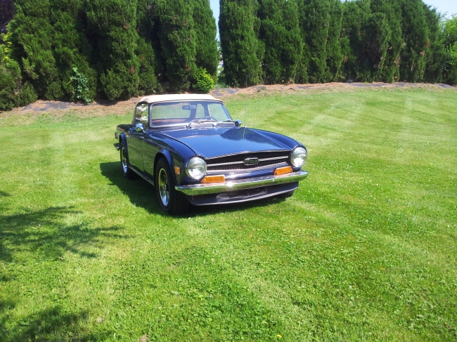 TR6 touch up