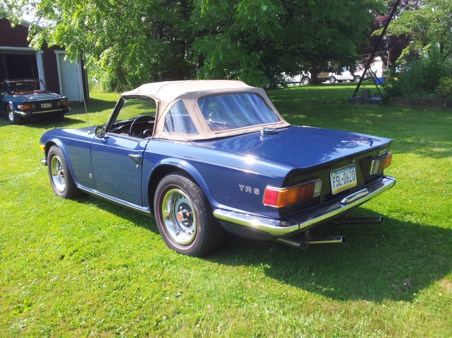 TR6 touch up