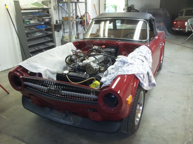 TR6 touch up